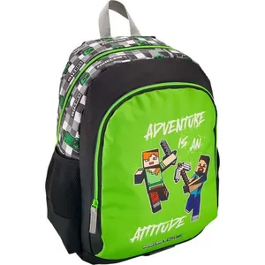 Sac à dos - MINECRAFT - Aventure - 42 CM - 2 compartiments - Pour enfants de 5 à 6 ans pas cher