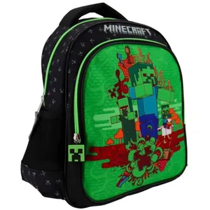 Sac à dos - MINECRAFT - Creeper Boom - 30 CM - 1 compartiment - Maternelle - Mixte pas cher