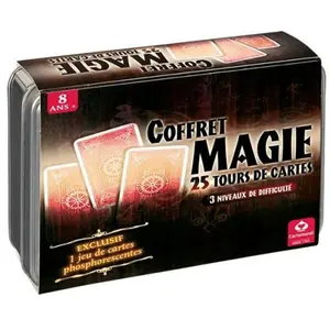 Cartamundi Jeu De Magie Coffret Metal Magie 25 Tours pas cher