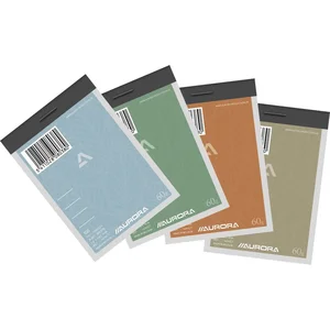 Aurora Notitieblok - 74 mm x 105 mm - Gelinieerd - A7 - 60 g - 100 Vel - 10 Stuks pas cher