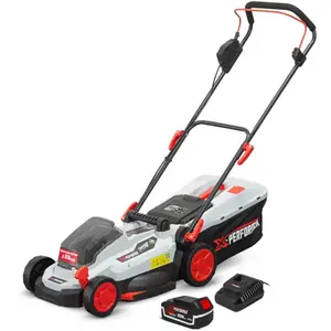 Tondeuse rechargeable 20V max 33 cm avec batterie 4Ah - X-Performer pas cher