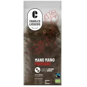 Coffee beans Charles Liégeois Mano Mano Puissant, 250 g pas cher