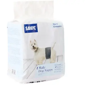 Couches pour mâles Savic taille S : 26-40 cm, 12 pièces pour chien pas cher