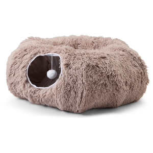 env. Ø85xH26cm Savic Tunnel de jeu Snuggle avec coussin pour chat pas cher