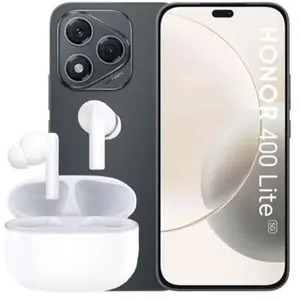 Honor 400 Lite Black + Earbuds X7 White pas cher