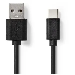 Nedis Lot de 10 câbles USB-C / USB-A (Noir) - 1 m pas cher