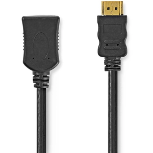 NEDIS Rallonge HDMI haute vitesse avec Ethernet Noir (5 mètres) pas cher