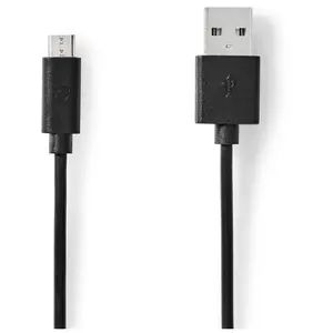 NEDIS Câble USB | USB 2.0 | Connecteur USB-A | Connecteur USB Micro-B | 10 W | 480 Mbps | Nickelé | 3 m | Rond | PVC | Noir | Étiquette pas cher
