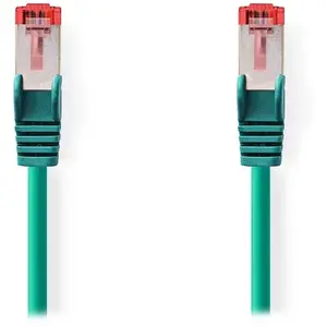 Nedis Câble RJ45 catégorie 6 S/FTP 15 m - Vert pas cher