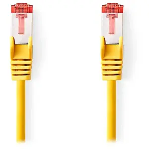 Nedis Câble RJ45 catégorie 6 S/FTP 10 m - Jaune pas cher
