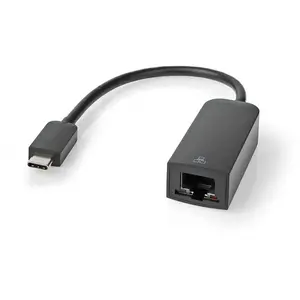 Nedis CCGP64952BK02 - Adaptateur réseau - USB-C 3.1 - Gigabit Ethernet x 1 - noir pas cher