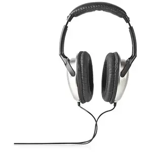 Nedis HPWD1201BK Casque Arceau - Câble de 6,00 m - Argent/Noir pas cher