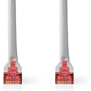 Nedis CAT6 Netwerkkabel - RJ45 Male - RJ45 Male - S/FTP - 5.00 m - Rond - PVC - Grijs - Label pas cher
