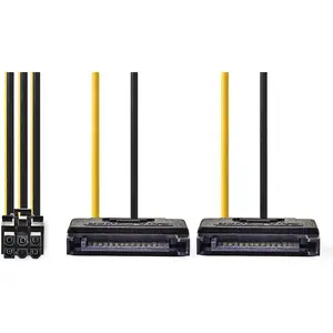 Non communiqué Câble d'alimentation interne Nedis CCGP74205VA015 Noir / Jaune pas cher