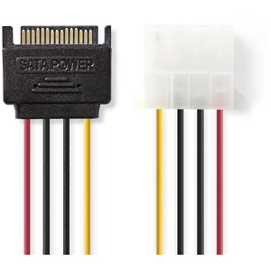 Câble d'alimentation interne - SATA 15-pin Male - Molex Female - 0.15 m NEDIS pas cher