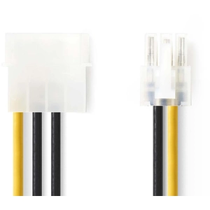 Câble d'alimentation interne Nedis CCGP74060VA015 Noir / Jaune pas cher