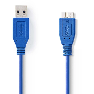 Comparateur de prix : Nedis Câble USB 3.0 A Mâle - Mic ro B Mâle 5.0 m Bleu