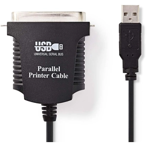 Câble d'imprimante USB - NEDIS - Centronics 36 broches - 2m - Noir pas cher