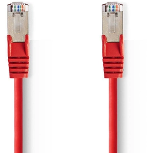 Nedis CAT 5e SF/UTP Câble Réseau RJ45 Mâle - RJ45 Mâle - RJ45 Mâle - 10 m Rouge pas cher