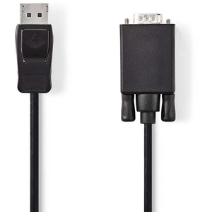 NEDIS Câble DisplayPort Mâle vers VGA Mâle (1 m) pas cher