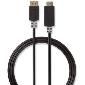 Nedis Câble DisplayPort-HDMI Disp layPort mâle - Connecteur pas cher