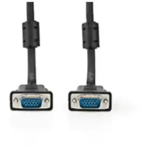 Nedis Câble VGA VGA mâle - VGA M acho 2.0 m Noir pas cher