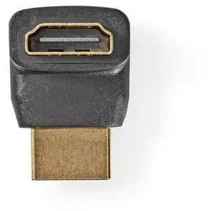 Nedis HDMI-Adapter - HDMI Connector - HDMI Female - Verguld - 270° Gehoekt - ABS - Zwart - 1 Stuks - Polybag pas cher