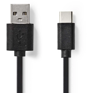Nedis - Câble USB - USB-C (M) pour USB (M) - USB 2.0 - 1 m - noir pas cher