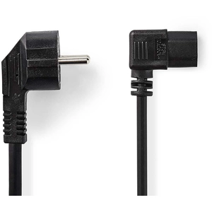 NEDIS Câble d'alimentation coudé pour PC, moniteur et onduleur noir - ... pas cher