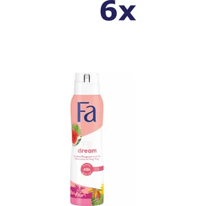 6x Fa Deodorant Spray Fiji Dream 150 ml pas cher