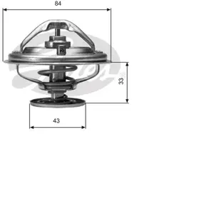 Gates Thermostaat koelvloeistof pas cher