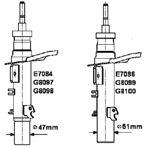 Schokdemper G8097 Monroe pas cher