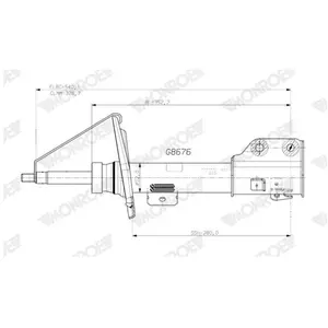 Schokdemper G8676 Monroe pas cher