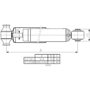 Schokdemper V1208 Monroe pas cher