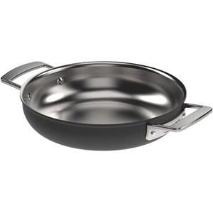 Demeyere Black 5 Multifunction Koekenpan - 24cm Met Glazen Deksel