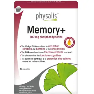 Comparateur de prix : Physalis Memory+ | 30 gélules