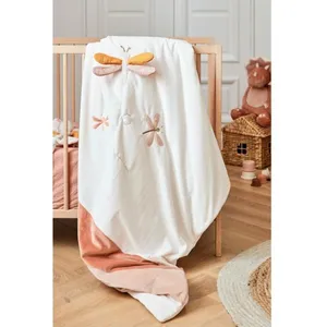 Noukie's Couverture Bébé Veloudoux 100x140cm Popsie Gigi Et LouliVendu parcdiscount