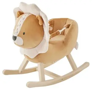 NOUKIE'S - Bascule lion Babou - À partir de 12 mois - Avec ceinture de sécurité pas cher