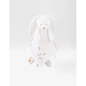 Noukie's Knuffeldoekje Konijn Snow N2454.19 pas cher