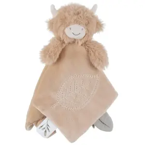 Noukie's Doudou plat Fluffy Cow pas cher