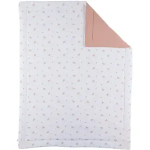 Noukie's Couverture en mousseline bio Fleurs d'Antan (75x100 cm) pas cher