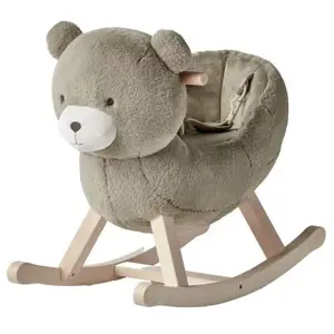 Noukie's Bascule pour bébé verte ours Orso pas cher