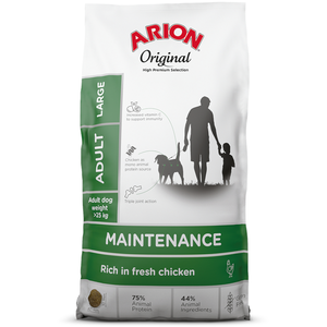 Arion Original Adult Large Breed poulet, riz - 12 kg pas cher