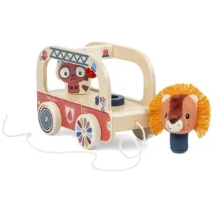 Lilliputiens Camion de pompier en bois Jack pas cher