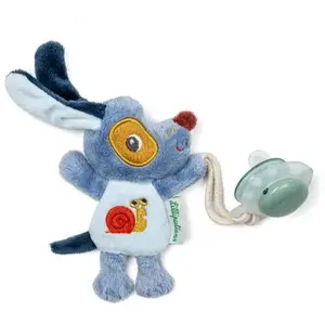 Lilliputiens Doudou attache sucette Jules Mini ami de la nuit pas cher
