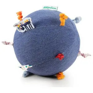 Lilliputiens Juratoys 83398 Ballon sensoriel sonore Bleu pas cher