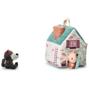 La maison du loup et des 3 petits cochons - Lilliputiens pas cher