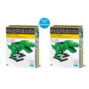 4M KIDZROBOTIX: T-REX ROBOT 21x12cm / FR & NL VERPAKKING, werkt op 2x1...Vendu parbol