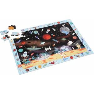 Non communiqué Scratch Puzzle 100pcs: DISCOVERY / RUIMTE 60x43,5cm, in doos diam.26xH10cm, 5+ pas cher
