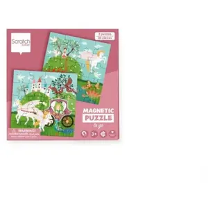 Scratch Magnetisch Puzzelboek To Go - Prinses pas cher